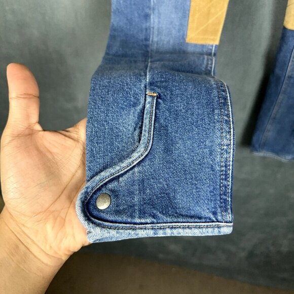 Polo Ralph Lauren Jeans Womens Size 26 Skinny Western Equestrian Suede Patches - Picture 5 of 12